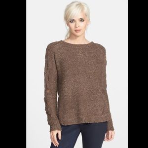 ASTR the Label‎ Braided Sweater in Mocha